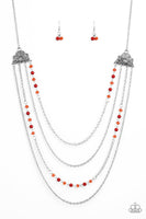 Pharaoh Finesse Brown Necklace-Jewelry-Paparazzi Accessories-Ericka C Wise, $5 Jewelry Paparazzi accessories jewelry ericka champion wise elite consultant life of the party fashion fix lead and nickel free florida palm bay melbourne