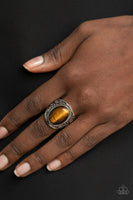 Sedona Dream Brown Ring-Jewelry-Paparazzi Accessories-Ericka C Wise, $5 Jewelry Paparazzi accessories jewelry ericka champion wise elite consultant life of the party fashion fix lead and nickel free florida palm bay melbourne