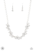 Hollywood Hills White Necklace-Jewelry-Paparazzi Accessories-Ericka C Wise, $5 Jewelry Paparazzi accessories jewelry ericka champion wise elite consultant life of the party fashion fix lead and nickel free florida palm bay melbourne