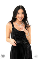 Hollywood Hills White Necklace-Jewelry-Paparazzi Accessories-Ericka C Wise, $5 Jewelry Paparazzi accessories jewelry ericka champion wise elite consultant life of the party fashion fix lead and nickel free florida palm bay melbourne