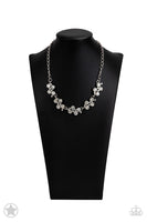 Hollywood Hills White Necklace-Jewelry-Paparazzi Accessories-Ericka C Wise, $5 Jewelry Paparazzi accessories jewelry ericka champion wise elite consultant life of the party fashion fix lead and nickel free florida palm bay melbourne