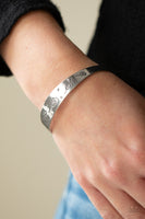 Dandelion Dreamland Silver Bracelet-Jewelry-Paparazzi Accessories-Ericka C Wise, $5 Jewelry Paparazzi accessories jewelry ericka champion wise elite consultant life of the party fashion fix lead and nickel free florida palm bay melbourne