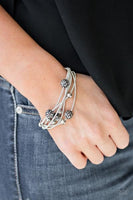 Marvelously Magentic Silver Bracelet-Jewelry-Ericka C Wise, $5 Jewelry-Ericka C Wise, $5 Jewelry Paparazzi accessories jewelry ericka champion wise elite consultant life of the party fashion fix lead and nickel free florida palm bay melbourne