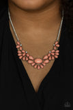 Secret Gardenista Pink Necklace-Jewelry-Paparazzi Accessories-Ericka C Wise, $5 Jewelry Paparazzi accessories jewelry ericka champion wise elite consultant life of the party fashion fix lead and nickel free florida palm bay melbourne