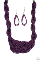 A Standing Ovation Purple Necklace-Jewelry-Paparazzi Accessories-Ericka C Wise, $5 Jewelry Paparazzi accessories jewelry ericka champion wise elite consultant life of the party fashion fix lead and nickel free florida palm bay melbourne