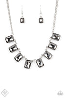 After Party Access Silver Necklace-Jewelry-Paparazzi Accessories-Ericka C Wise, $5 Jewelry Paparazzi accessories jewelry ericka champion wise elite consultant life of the party fashion fix lead and nickel free florida palm bay melbourne