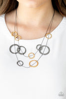 Ageless Aesthetic Black Necklace-Jewelry-Paparazzi Accessories-Ericka C Wise, $5 Jewelry Paparazzi accessories jewelry ericka champion wise elite consultant life of the party fashion fix lead and nickel free florida palm bay melbourne