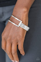 America the Brave Silver Bracelet- Paparazzi Accessories-Jewelry-Paparazzi Accessories-Ericka C Wise, $5 Jewelry Paparazzi accessories jewelry ericka champion wise elite consultant life of the party fashion fix lead and nickel free florida palm bay melbourne