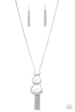 As Moon As I Can White Necklace-Jewelry-Paparazzi Accessories-Ericka C Wise, $5 Jewelry Paparazzi accessories jewelry ericka champion wise elite consultant life of the party fashion fix lead and nickel free florida palm bay melbourne