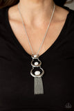 As Moon As I Can White Necklace-Jewelry-Paparazzi Accessories-Ericka C Wise, $5 Jewelry Paparazzi accessories jewelry ericka champion wise elite consultant life of the party fashion fix lead and nickel free florida palm bay melbourne
