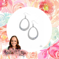 Seafoam Shimmer Blue Earrings-Jewelry-Paparazzi Accessories-Ericka C Wise, $5 Jewelry Paparazzi accessories jewelry ericka champion wise elite consultant life of the party fashion fix lead and nickel free florida palm bay melbourne
