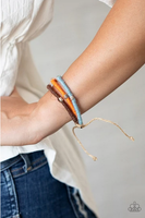 Beach Boundaries Multi Bracelet-Jewelry-Paparazzi Accessories-Ericka C Wise, $5 Jewelry Paparazzi accessories jewelry ericka champion wise elite consultant life of the party fashion fix lead and nickel free florida palm bay melbourne