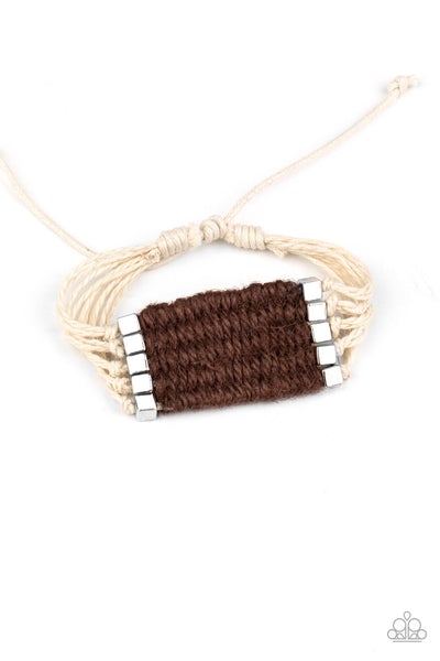 Beachology Brown Bracelet-Jewelry-Paparazzi Accessories-Ericka C Wise, $5 Jewelry Paparazzi accessories jewelry ericka champion wise elite consultant life of the party fashion fix lead and nickel free florida palm bay melbourne