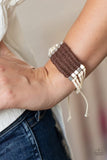 Beachology Brown Bracelet-Jewelry-Paparazzi Accessories-Ericka C Wise, $5 Jewelry Paparazzi accessories jewelry ericka champion wise elite consultant life of the party fashion fix lead and nickel free florida palm bay melbourne