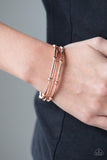 Beauty Basic Copper Bracelet-Jewelry-Paparazzi Accessories-Ericka C Wise, $5 Jewelry Paparazzi accessories jewelry ericka champion wise elite consultant life of the party fashion fix lead and nickel free florida palm bay melbourne