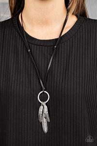 Bird Watcher Black Urban Necklace-Jewelry-Paparazzi Accessories-Ericka C Wise, $5 Jewelry Paparazzi accessories jewelry ericka champion wise elite consultant life of the party fashion fix lead and nickel free florida palm bay melbourne