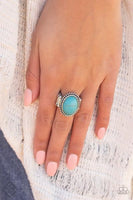 Bountiful Deserts Blue Ring-Jewelry-Paparazzi Accessories-Ericka C Wise, $5 Jewelry Paparazzi accessories jewelry ericka champion wise elite consultant life of the party fashion fix lead and nickel free florida palm bay melbourne