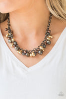 Building my Brand Black Necklace-Jewelry-Paparazzi Accessories-Ericka C Wise, $5 Jewelry Paparazzi accessories jewelry ericka champion wise elite consultant life of the party fashion fix lead and nickel free florida palm bay melbourne