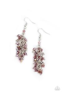 Celestial Chandeliers Purple Earrings-Jewelry-Paparazzi Accessories-Ericka C Wise, $5 Jewelry Paparazzi accessories jewelry ericka champion wise elite consultant life of the party fashion fix lead and nickel free florida palm bay melbourne
