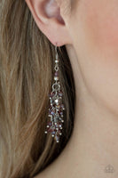 Celestial Chandeliers Purple Earrings-Jewelry-Paparazzi Accessories-Ericka C Wise, $5 Jewelry Paparazzi accessories jewelry ericka champion wise elite consultant life of the party fashion fix lead and nickel free florida palm bay melbourne