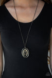 Classic Convergence Black Necklace-Jewelry-Paparazzi Accessories-Ericka C Wise, $5 Jewelry Paparazzi accessories jewelry ericka champion wise elite consultant life of the party fashion fix lead and nickel free florida palm bay melbourne
