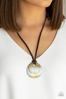 Clean Slate Brass Urban Necklace-Jewelry-Paparazzi Accessories-Ericka C Wise, $5 Jewelry Paparazzi accessories jewelry ericka champion wise elite consultant life of the party fashion fix lead and nickel free florida palm bay melbourne