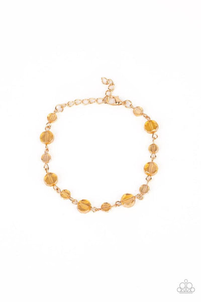 Colorfully Cosmic Gold Bracelet-Jewelry-Paparazzi Accessories-Ericka C Wise, $5 Jewelry Paparazzi accessories jewelry ericka champion wise elite consultant life of the party fashion fix lead and nickel free florida palm bay melbourne