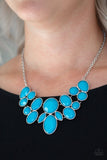 Demi Diva Blue Necklace-Jewelry-Paparazzi Accessories-Ericka C Wise, $5 Jewelry Paparazzi accessories jewelry ericka champion wise elite consultant life of the party fashion fix lead and nickel free florida palm bay melbourne