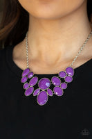 Demi Diva Purple Necklace-Jewelry-Ericka C Wise, $5 Jewelry-Ericka C Wise, $5 Jewelry Paparazzi accessories jewelry ericka champion wise elite consultant life of the party fashion fix lead and nickel free florida palm bay melbourne