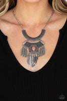 Desert Devotion Brown Necklace-Jewelry-Paparazzi Accessories-Ericka C Wise, $5 Jewelry Paparazzi accessories jewelry ericka champion wise elite consultant life of the party fashion fix lead and nickel free florida palm bay melbourne