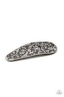 Didn't HAIR It From Me Silver Hair Clip-Jewelry-Paparazzi Accessories-Ericka C Wise, $5 Jewelry Paparazzi accessories jewelry ericka champion wise elite consultant life of the party fashion fix lead and nickel free florida palm bay melbourne