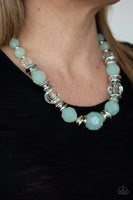 Dine and Dash Green Necklace-Jewelry-Paparazzi Accessories-Ericka C Wise, $5 Jewelry Paparazzi accessories jewelry ericka champion wise elite consultant life of the party fashion fix lead and nickel free florida palm bay melbourne