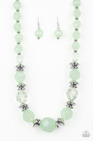 Dine and Dash Green Necklace-Jewelry-Paparazzi Accessories-Ericka C Wise, $5 Jewelry Paparazzi accessories jewelry ericka champion wise elite consultant life of the party fashion fix lead and nickel free florida palm bay melbourne