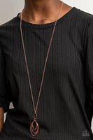 Dizzying Definition Copper Necklace-Jewelry-Paparazzi Accessories-Ericka C Wise, $5 Jewelry Paparazzi accessories jewelry ericka champion wise elite consultant life of the party fashion fix lead and nickel free florida palm bay melbourne