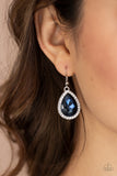 Dripping with Drama Blue Earrings-Jewelry-Paparazzi Accessories-Ericka C Wise, $5 Jewelry Paparazzi accessories jewelry ericka champion wise elite consultant life of the party fashion fix lead and nickel free florida palm bay melbourne
