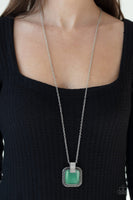 Effervescent Elegance Green Necklace-Jewelry-Paparazzi Accessories-Ericka C Wise, $5 Jewelry Paparazzi accessories jewelry ericka champion wise elite consultant life of the party fashion fix lead and nickel free florida palm bay melbourne