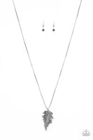 Enchanted Meadow Silver Necklace-Jewelry-Paparazzi Accessories-Ericka C Wise, $5 Jewelry Paparazzi accessories jewelry ericka champion wise elite consultant life of the party fashion fix lead and nickel free florida palm bay melbourne