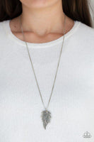 Enchanted Meadow Silver Necklace-Jewelry-Paparazzi Accessories-Ericka C Wise, $5 Jewelry Paparazzi accessories jewelry ericka champion wise elite consultant life of the party fashion fix lead and nickel free florida palm bay melbourne