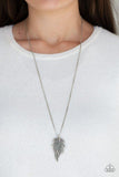 Enchanted Meadow Silver Necklace-Jewelry-Paparazzi Accessories-Ericka C Wise, $5 Jewelry Paparazzi accessories jewelry ericka champion wise elite consultant life of the party fashion fix lead and nickel free florida palm bay melbourne