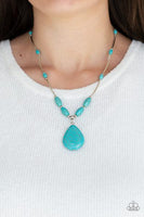 Explore the Elements Blue Necklace-Jewelry-Paparazzi Accessories-Ericka C Wise, $5 Jewelry Paparazzi accessories jewelry ericka champion wise elite consultant life of the party fashion fix lead and nickel free florida palm bay melbourne