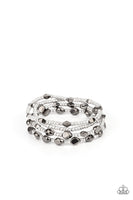 Fashionably Faceted Multi Bracelet-Jewelry-Paparazzi Accessories-Ericka C Wise, $5 Jewelry Paparazzi accessories jewelry ericka champion wise elite consultant life of the party fashion fix lead and nickel free florida palm bay melbourne