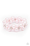 Flirt Alert Pink Bracelet-Jewelry-Paparazzi Accessories-Ericka C Wise, $5 Jewelry Paparazzi accessories jewelry ericka champion wise elite consultant life of the party fashion fix lead and nickel free florida palm bay melbourne