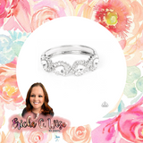 For the Win White Bracelet-Jewelry-Paparazzi Accessories-Ericka C Wise, $5 Jewelry Paparazzi accessories jewelry ericka champion wise elite consultant life of the party fashion fix lead and nickel free florida palm bay melbourne