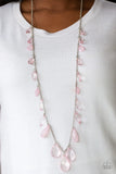 Glow and Steady Wins the Race Pink Necklace-Jewelry-Ericka C Wise, $5 Jewelry -Ericka C Wise, $5 Jewelry Paparazzi accessories jewelry ericka champion wise elite consultant life of the party fashion fix lead and nickel free florida palm bay melbourne