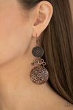 Garden Adventure Copper Earrings-Jewelry-Paparazzi Accessories-Ericka C Wise, $5 Jewelry Paparazzi accessories jewelry ericka champion wise elite consultant life of the party fashion fix lead and nickel free florida palm bay melbourne