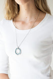 Gather Around Gorgeous Blue Necklace-Jewelry-Paparazzi Accessories-Ericka C Wise, $5 Jewelry Paparazzi accessories jewelry ericka champion wise elite consultant life of the party fashion fix lead and nickel free florida palm bay melbourne