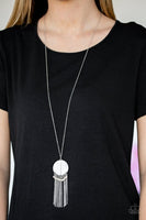 Get a ROAM White Necklace-Jewelry-Paparazzi Accessories-Ericka C Wise, $5 Jewelry Paparazzi accessories jewelry ericka champion wise elite consultant life of the party fashion fix lead and nickel free florida palm bay melbourne