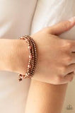 Grandiose Slam Copper Bracelet-Jewelry-Paparazzi Accessories-Ericka C Wise, $5 Jewelry Paparazzi accessories jewelry ericka champion wise elite consultant life of the party fashion fix lead and nickel free florida palm bay melbourne