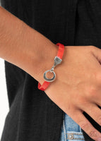Haute Button Red Bracelet-Jewelry-Paparazzi Accessories-Ericka C Wise, $5 Jewelry Paparazzi accessories jewelry ericka champion wise elite consultant life of the party fashion fix lead and nickel free florida palm bay melbourne