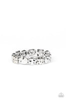 Hammered Harmony Silvr Bracelet-Jewelry-Ericka C Wise, $5 Jewelry-Ericka C Wise, $5 Jewelry Paparazzi accessories jewelry ericka champion wise elite consultant life of the party fashion fix lead and nickel free florida palm bay melbourne